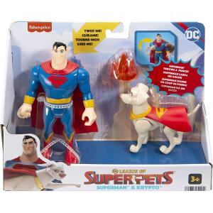 PERSONAGGI DC SUPER PETS SUPERMAN & KRIPTO