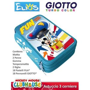 ASTUCCIO 3 ZIP ELIOS GIOTTO MICKEY