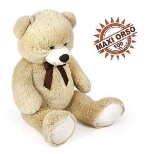 ORSO BEIGE 100CM CON FIOCCO