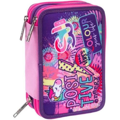 Astuccio 3 Zip Scuola SJ GANG -FLEECY GIRL