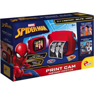 SPIDERMAN PRINT CAM DISPLAY 6 FOTOCAMERA BAMBINI