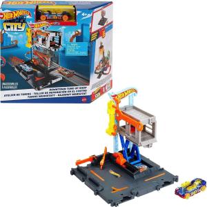 HOT WHEELS PLAYSET CITTA' OFFICINA CON MACCHINA