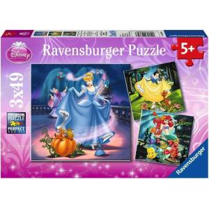 PUZZLE 3X49 PZ PRINCIPESSE DISNEY A