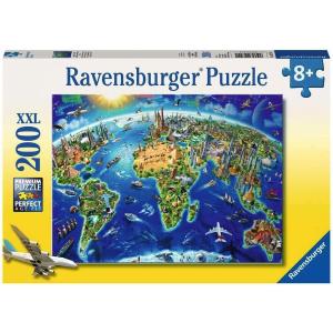 PUZZLE 200 PZ XXL MONDO VISTA DALL'ALTO