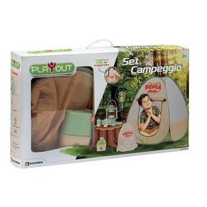 PLAY OUT - SET TENDA CAMPEGGIO CON ACCESSORI