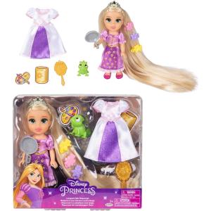 DISNEY PRINCESS BAMBOLE PETITE 15 CM ASSORTIMENTO CON EXTRA FASHION (ARIEL, BELLE, RAPUNZEL)