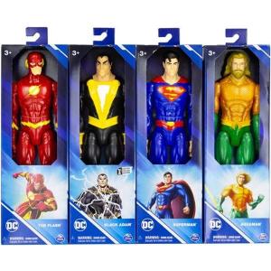 DC COMICS 4 PERSONAGGI ASSORTITI 30 CM