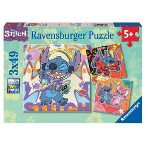 PUZZLE 3X49 PZ DISNEY STITCH