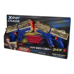 XSHOT CHAOS - COMBO 2 PISTOLE METEOR ROYALE - 36419 ZURU