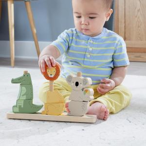 FISHER-PRICE WOOD ANIMALI IN LEGNO