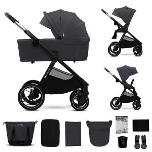 KINDERKRAFT CARROZZINA DUO NEA 2 DEEP GREY 