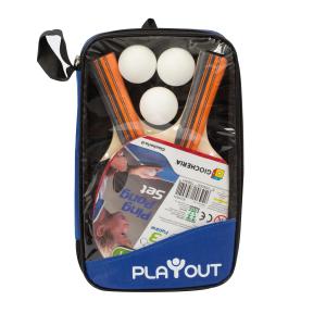 PLAY OUT - PINGPONG SET 2 RACCHETTE E 3 PALLINE