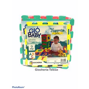 GIO' BABY - TAPPETO EVA NUMERI 9 PEZZI