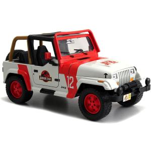 JURASSIC PARK JEEP WRANGLER IN SCALA 1:24 METALLO