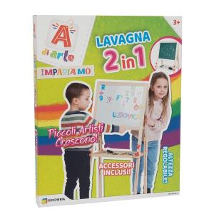 A DI ARTE - LAVAGNA 2 IN 1 MAGNETICA E CON GESSETTI